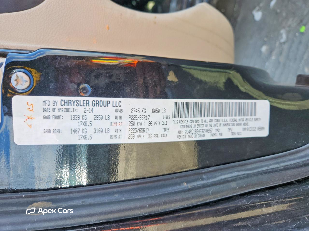 Chrysler Voyager 2014