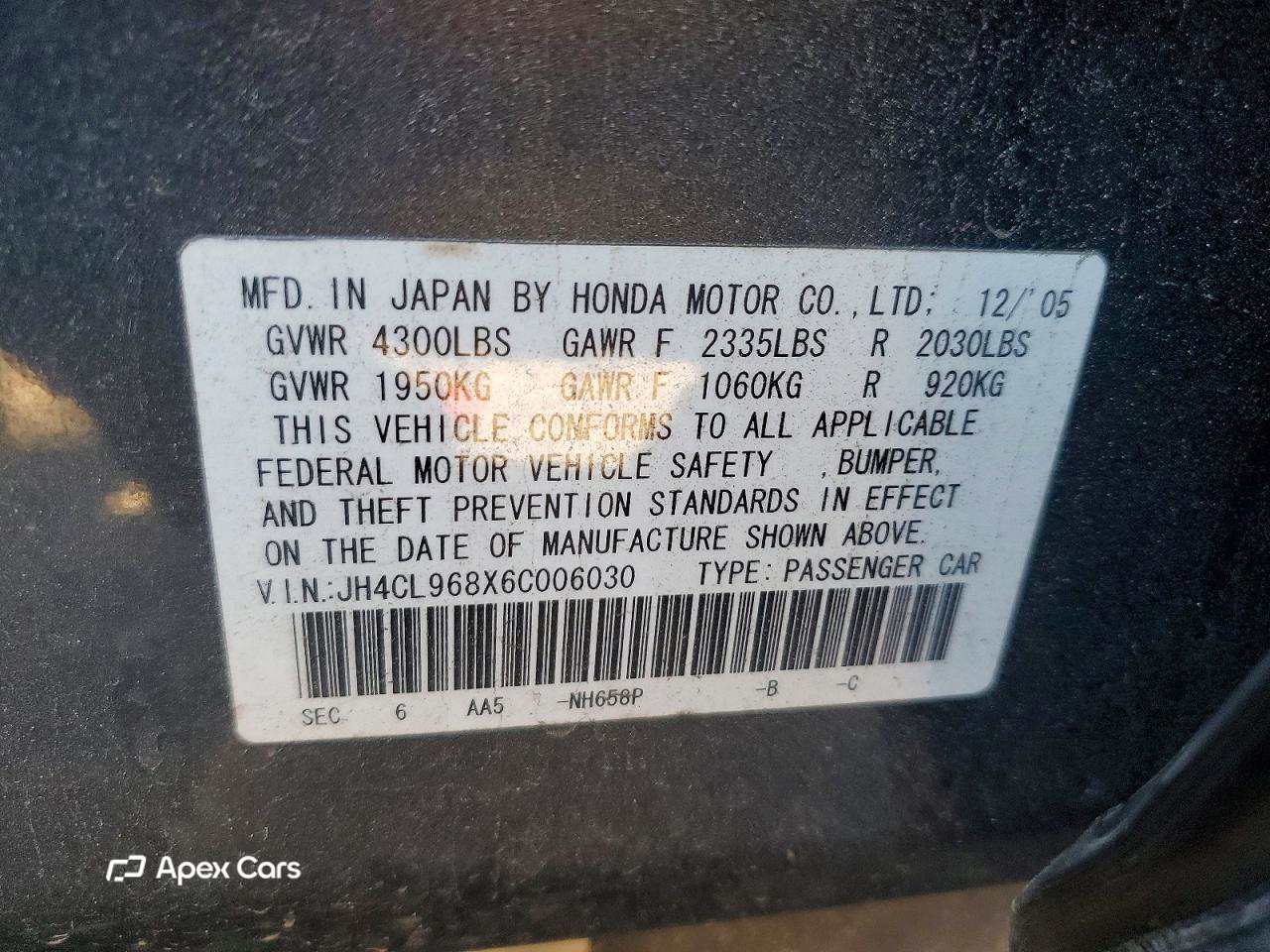 Acura TSX 2006