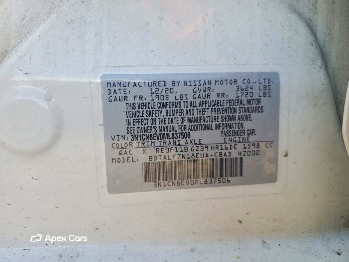 Nissan Versa 2021