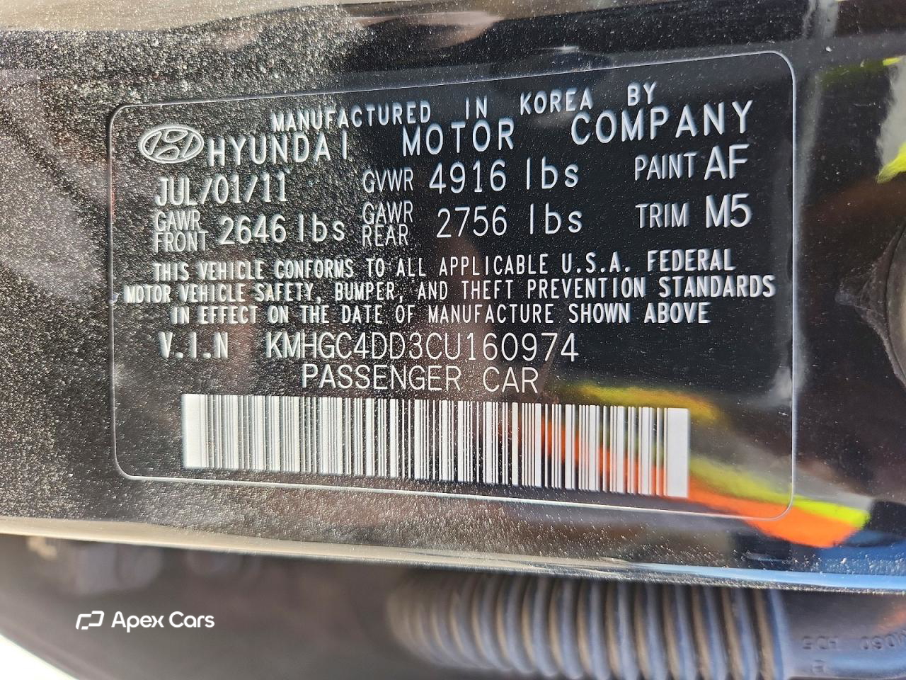 Hyundai Genesis 2012
