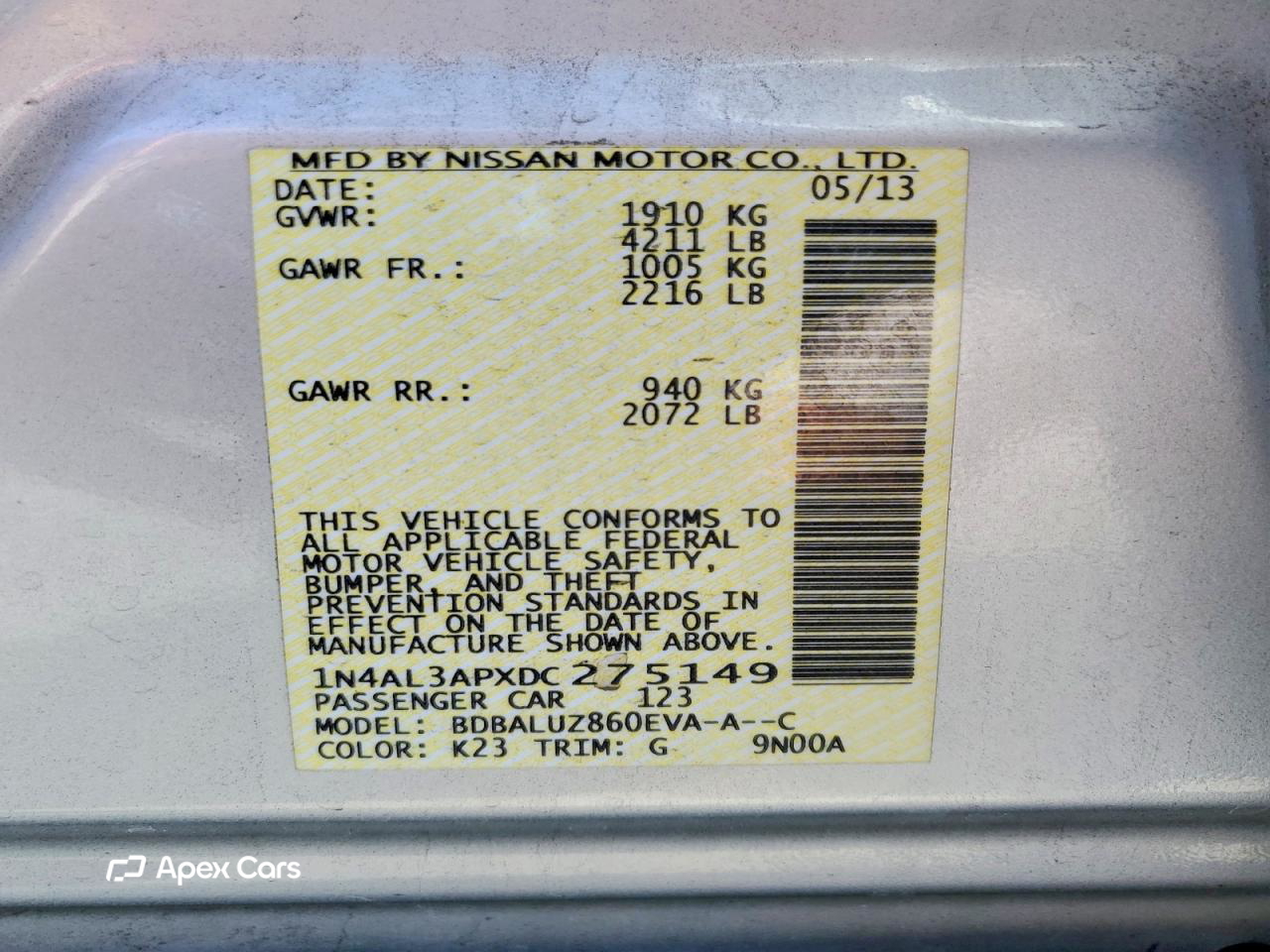 Nissan Altima 2013