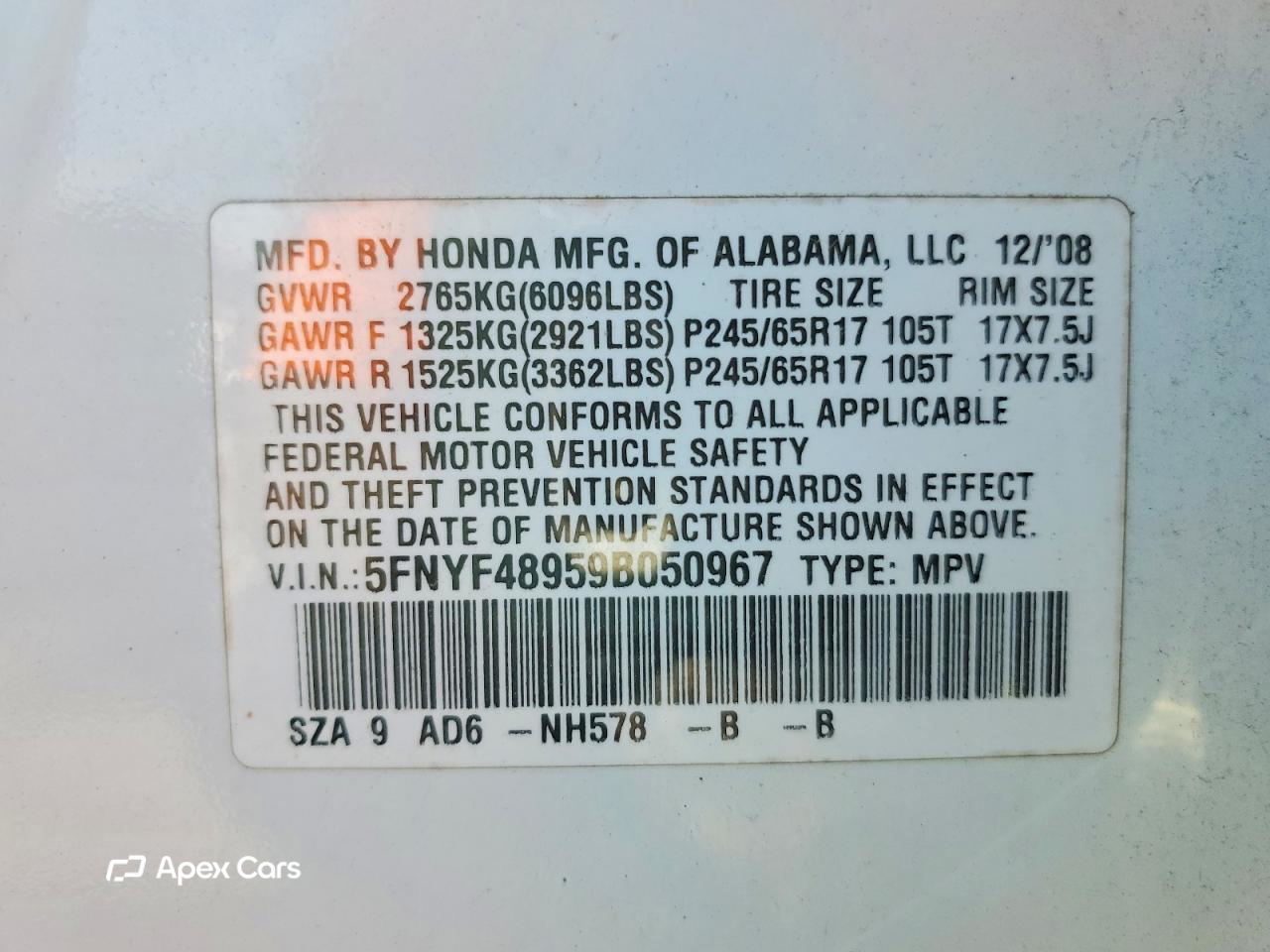 Honda Pilot 2009