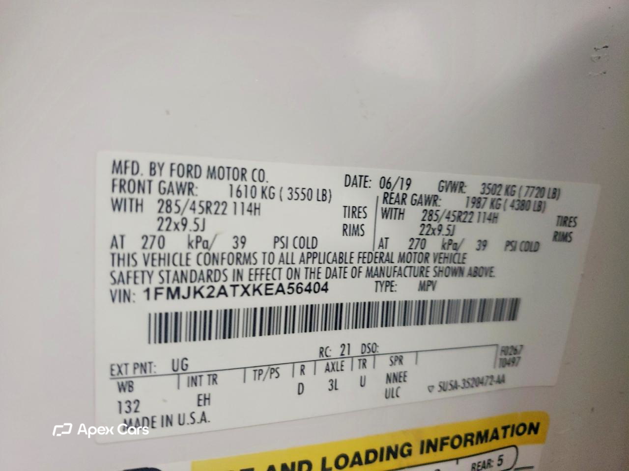 Ford Expedition 2019