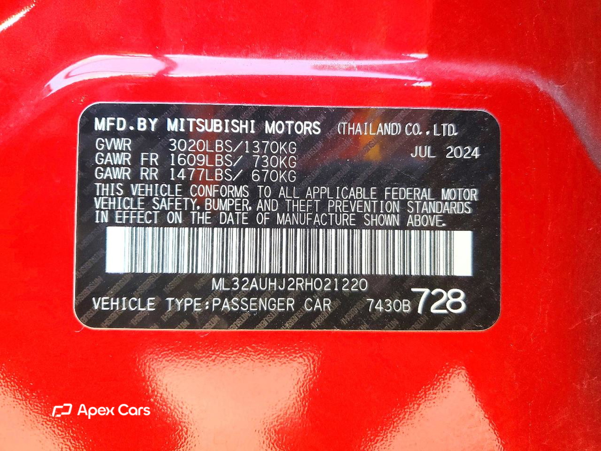 Mitsubishi Mirage 2024