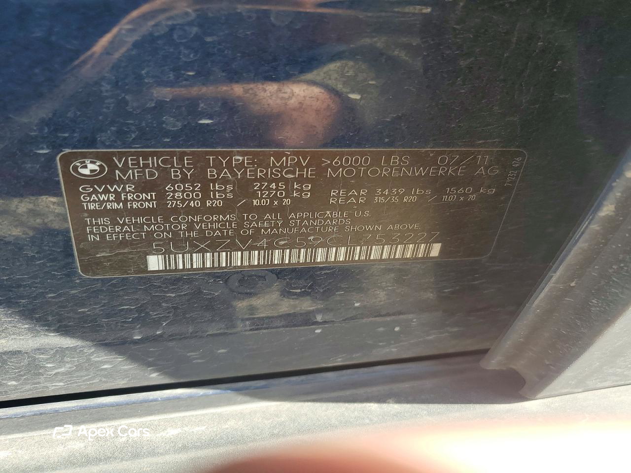 BMW X5 2012