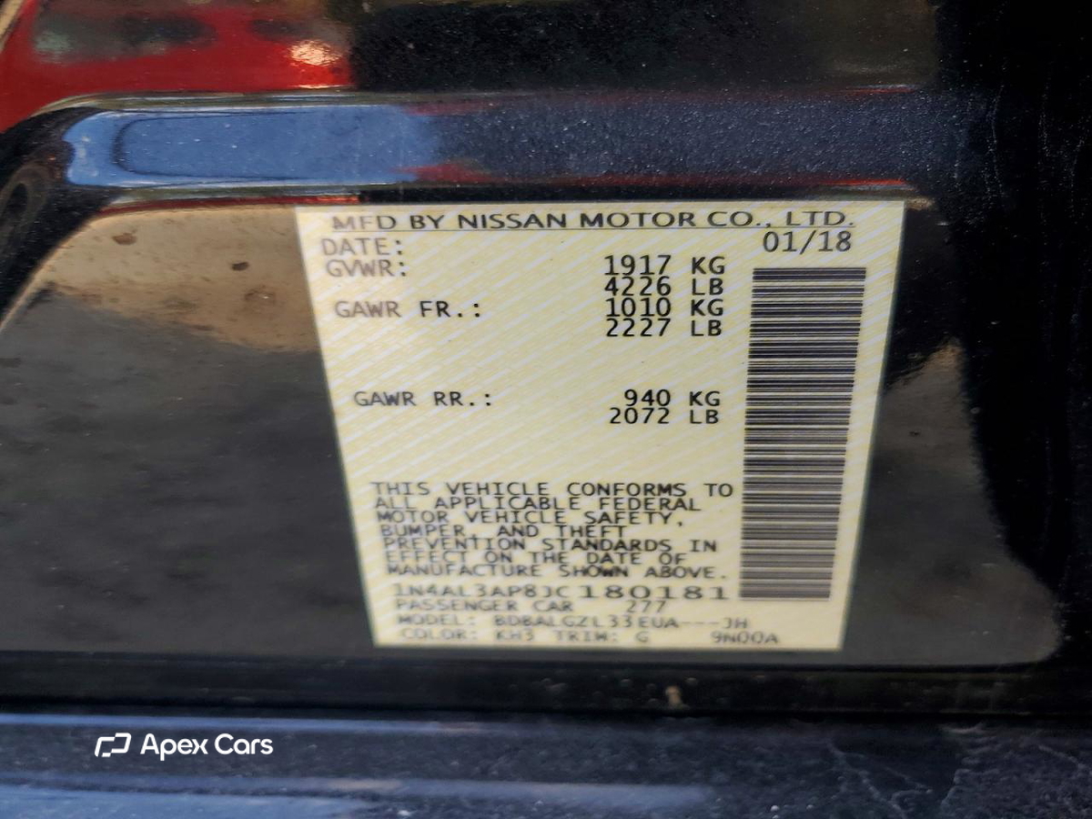Nissan Altima 2018