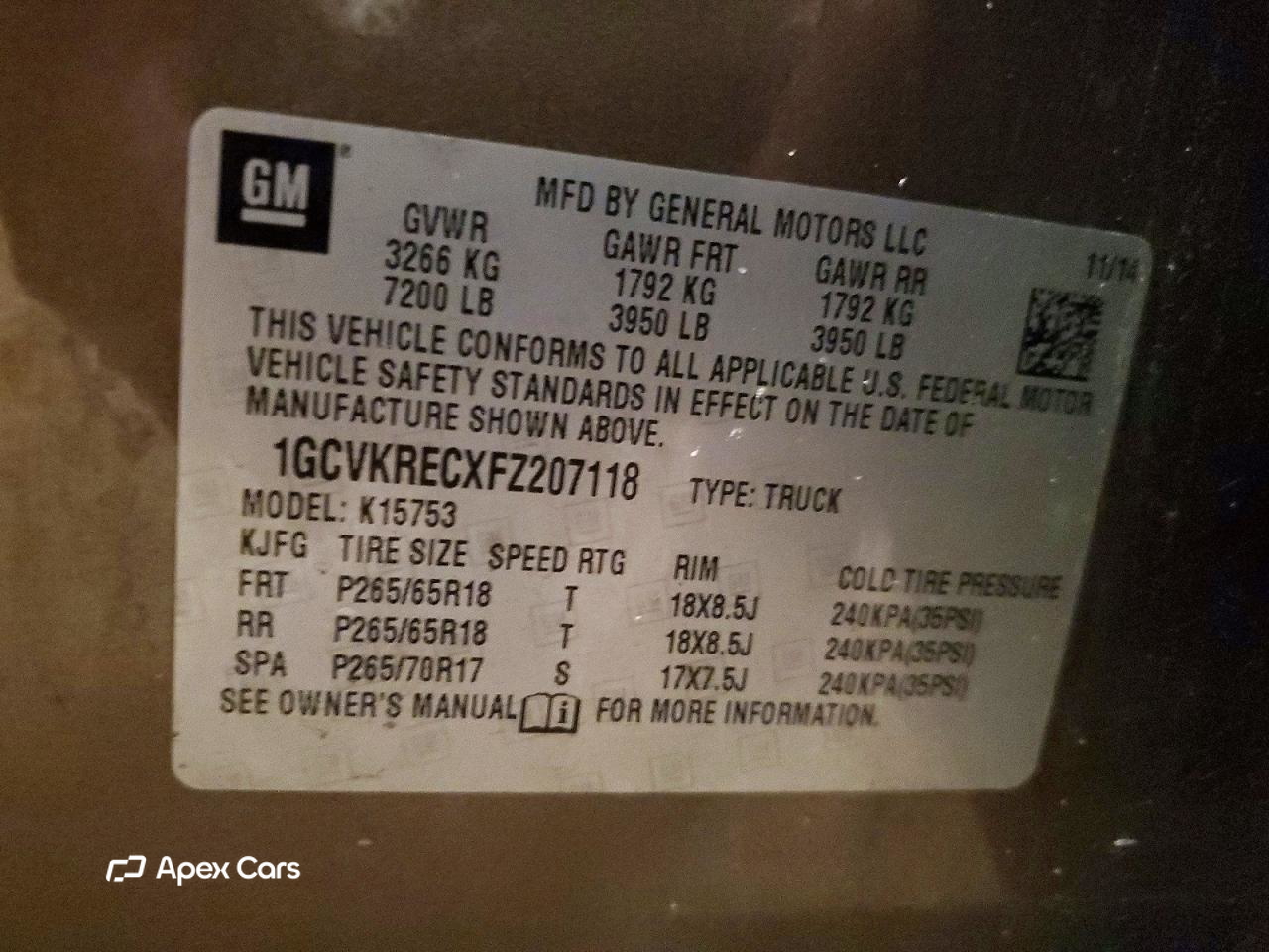 Chevrolet Silverado 2015