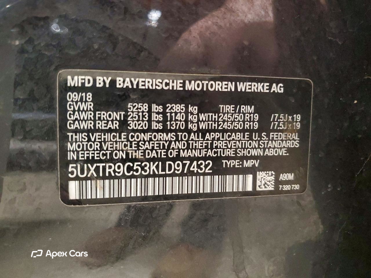 BMW X3 2019
