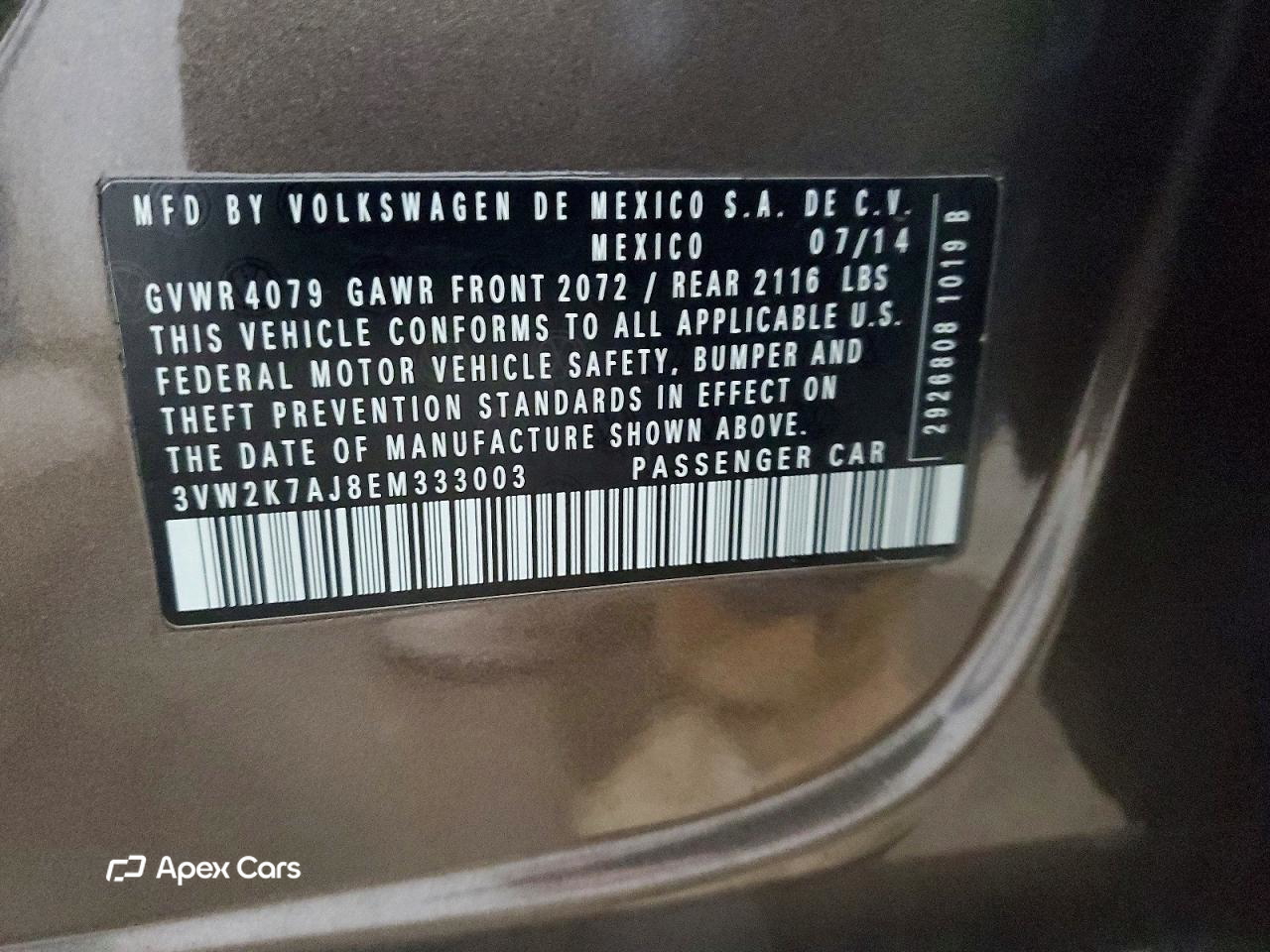 Volkswagen Jetta 2014
