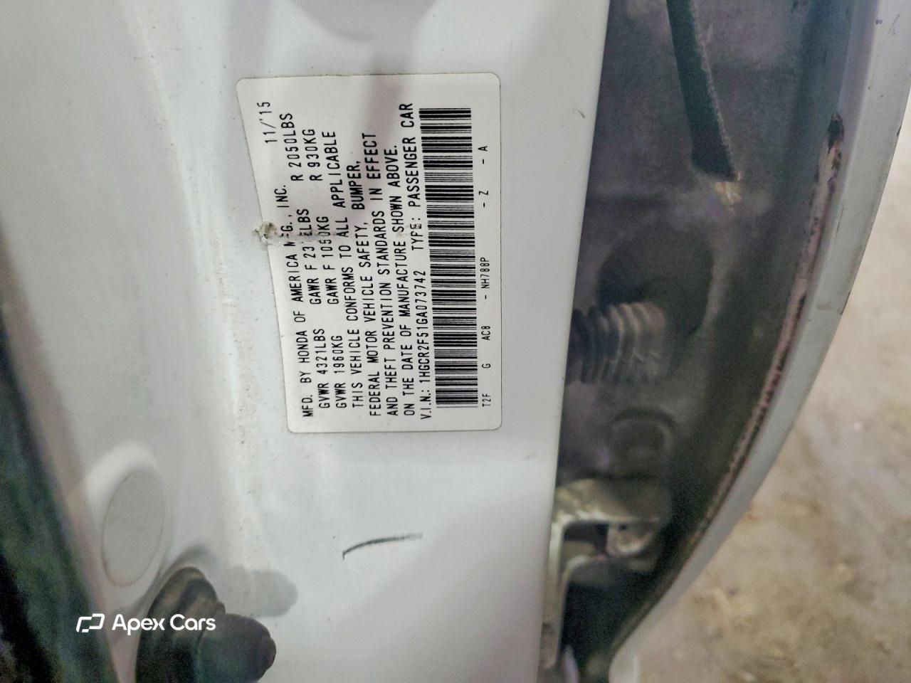Honda Accord 2016