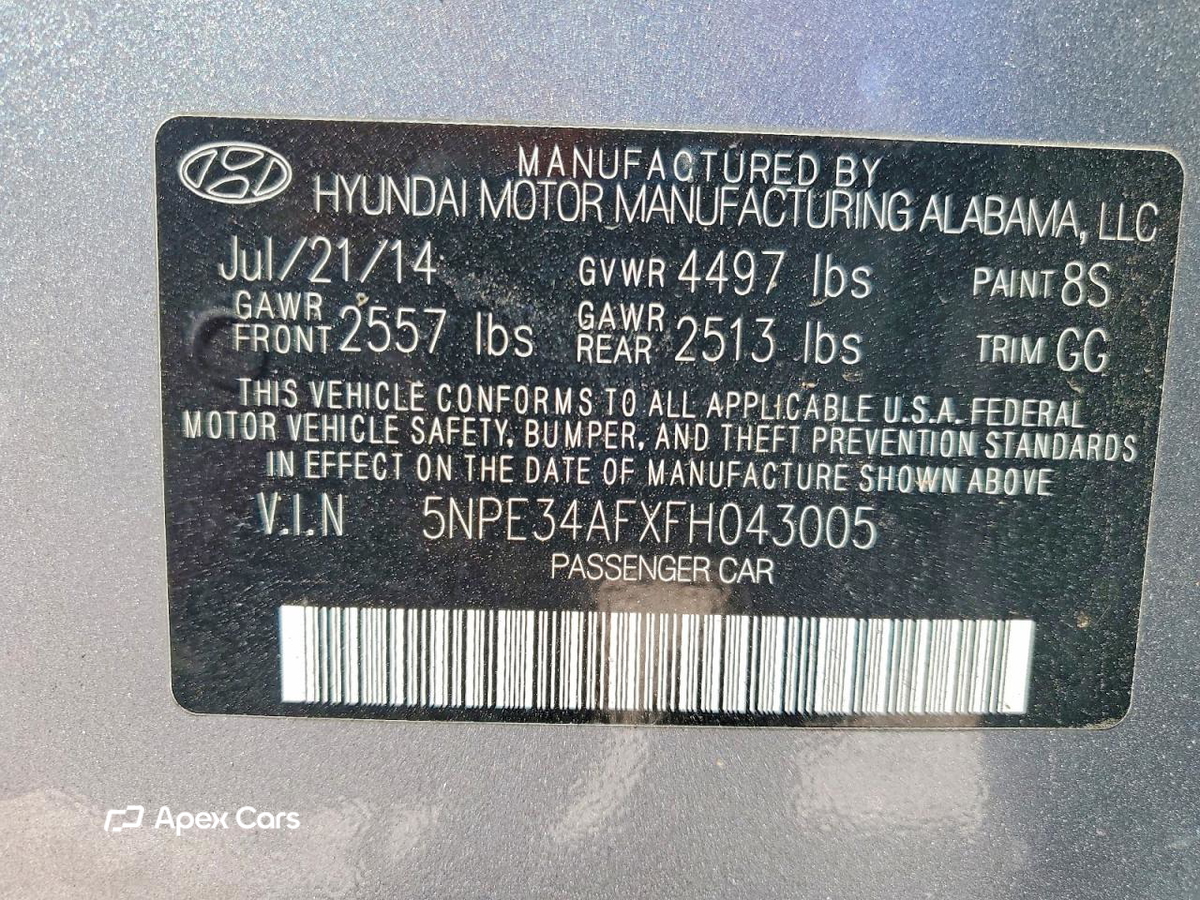 Hyundai Sonata 2015