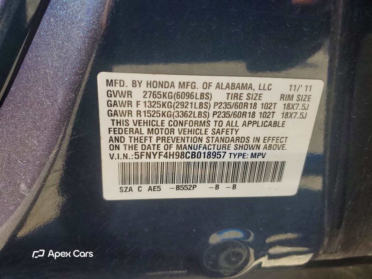 Honda Pilot 2012