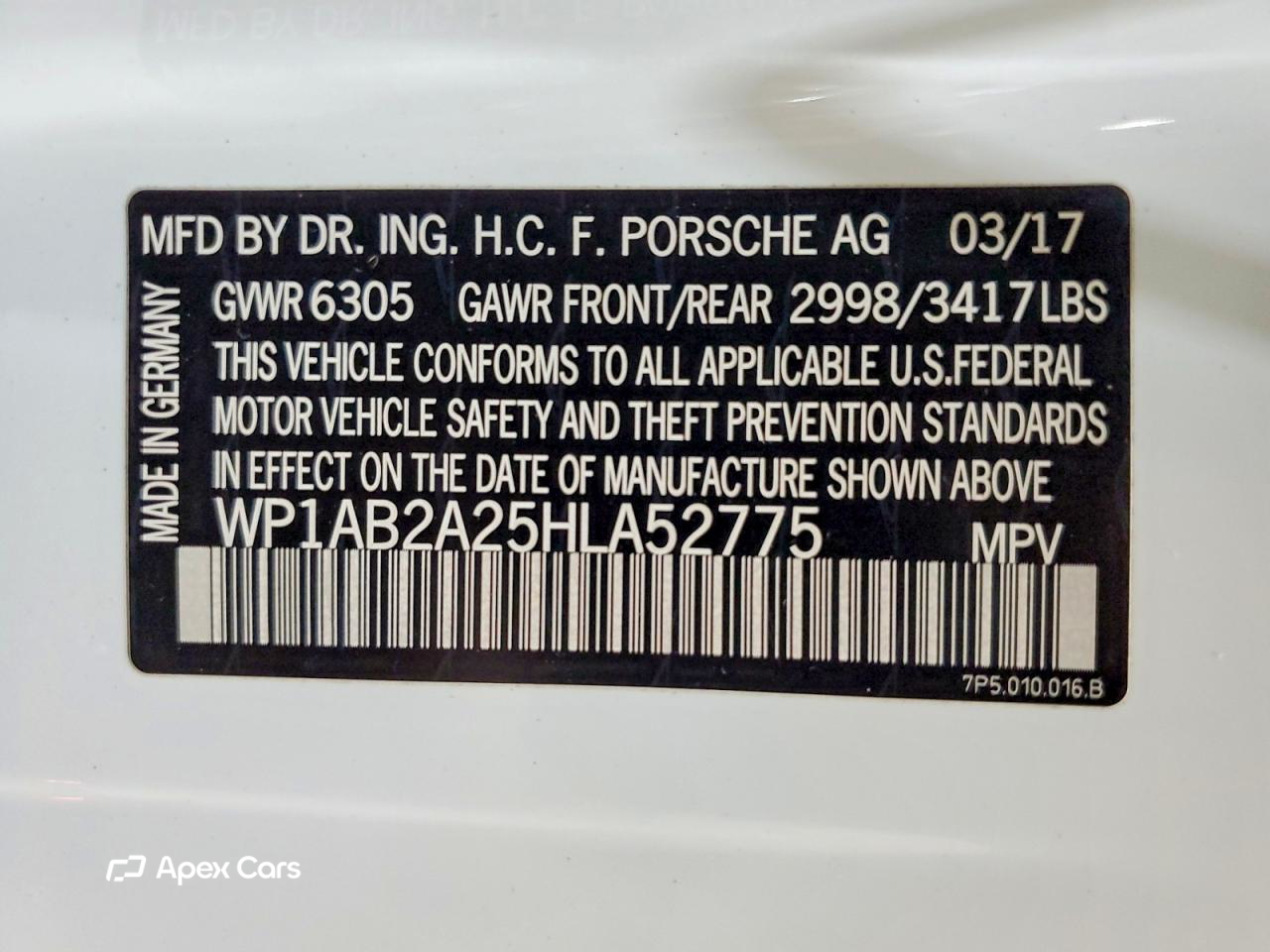 Porsche Cayenne 2017