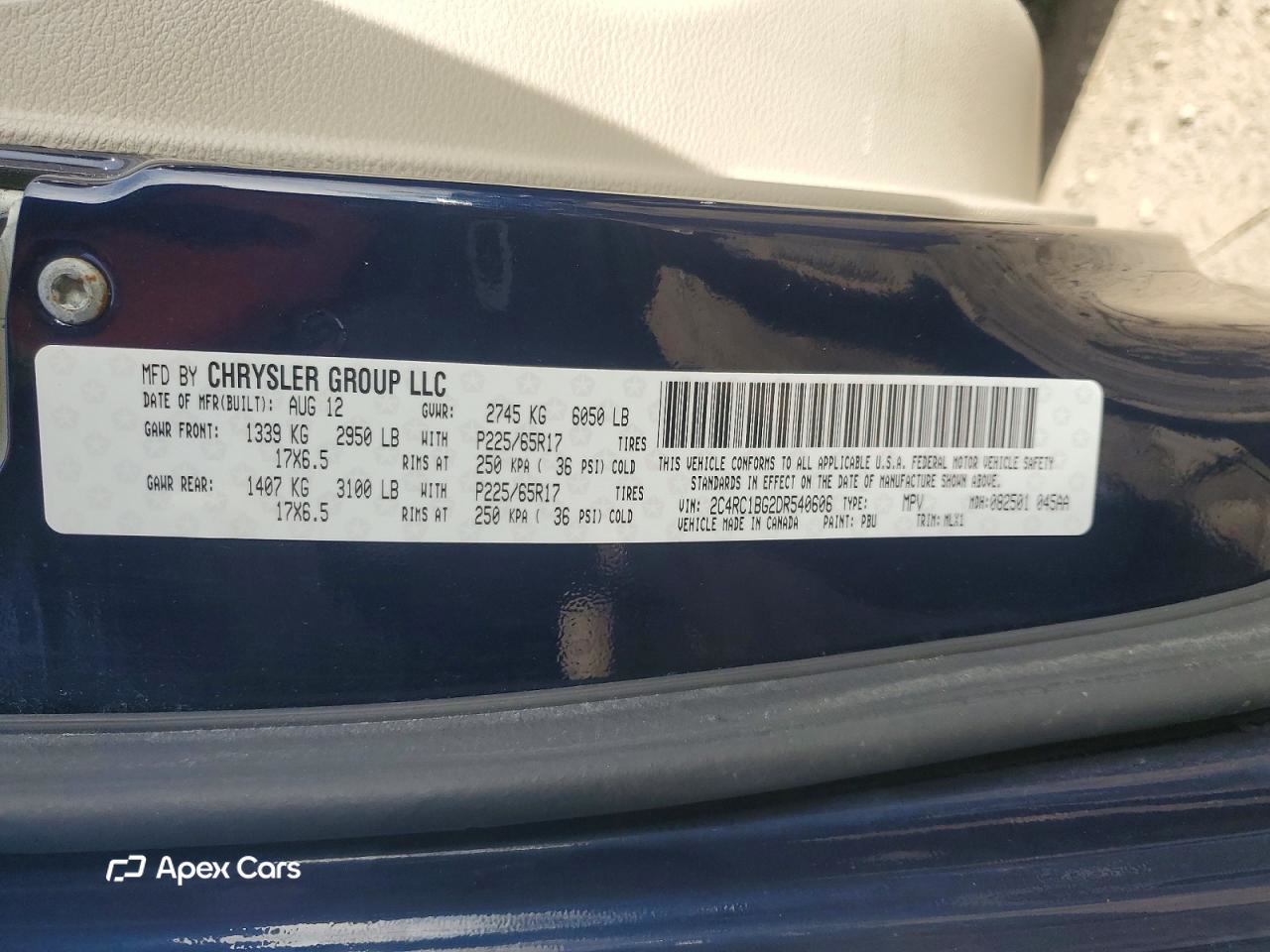 Chrysler Voyager 2013