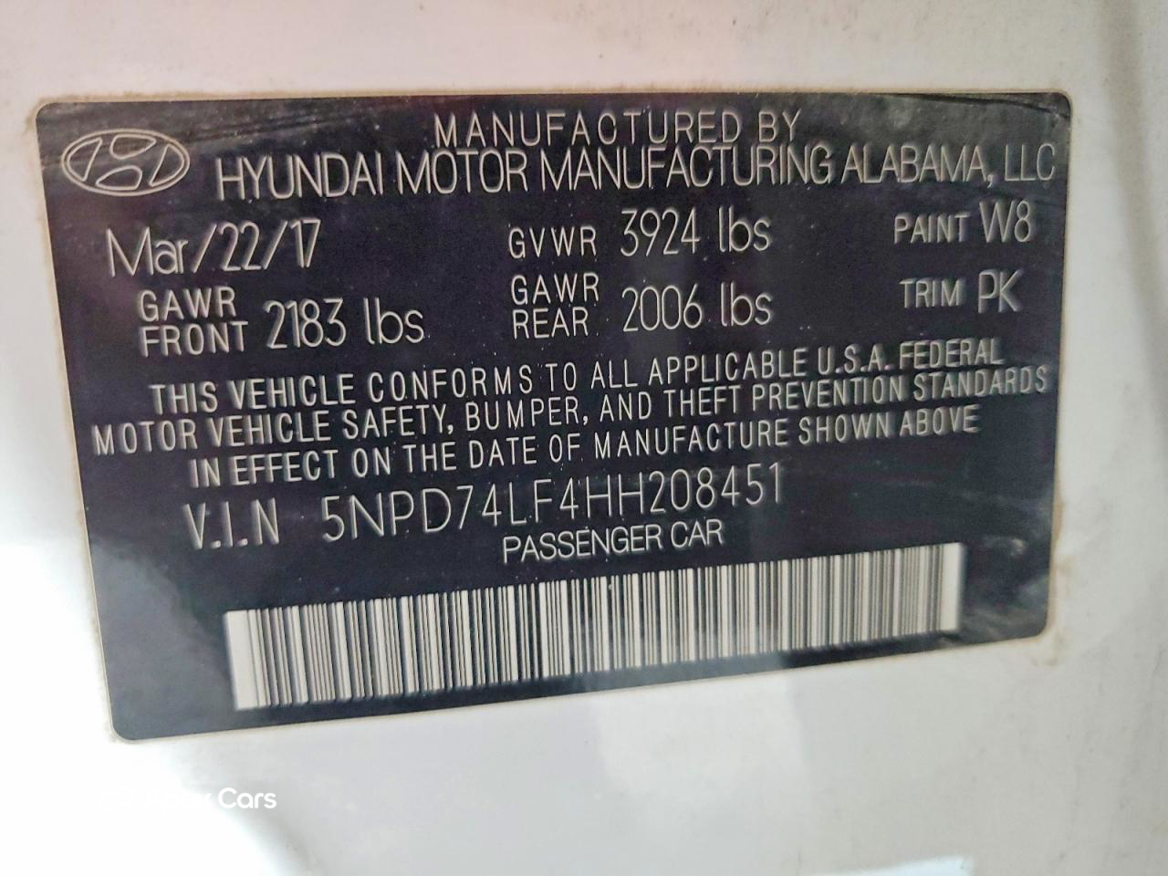 Hyundai Elantra 2017