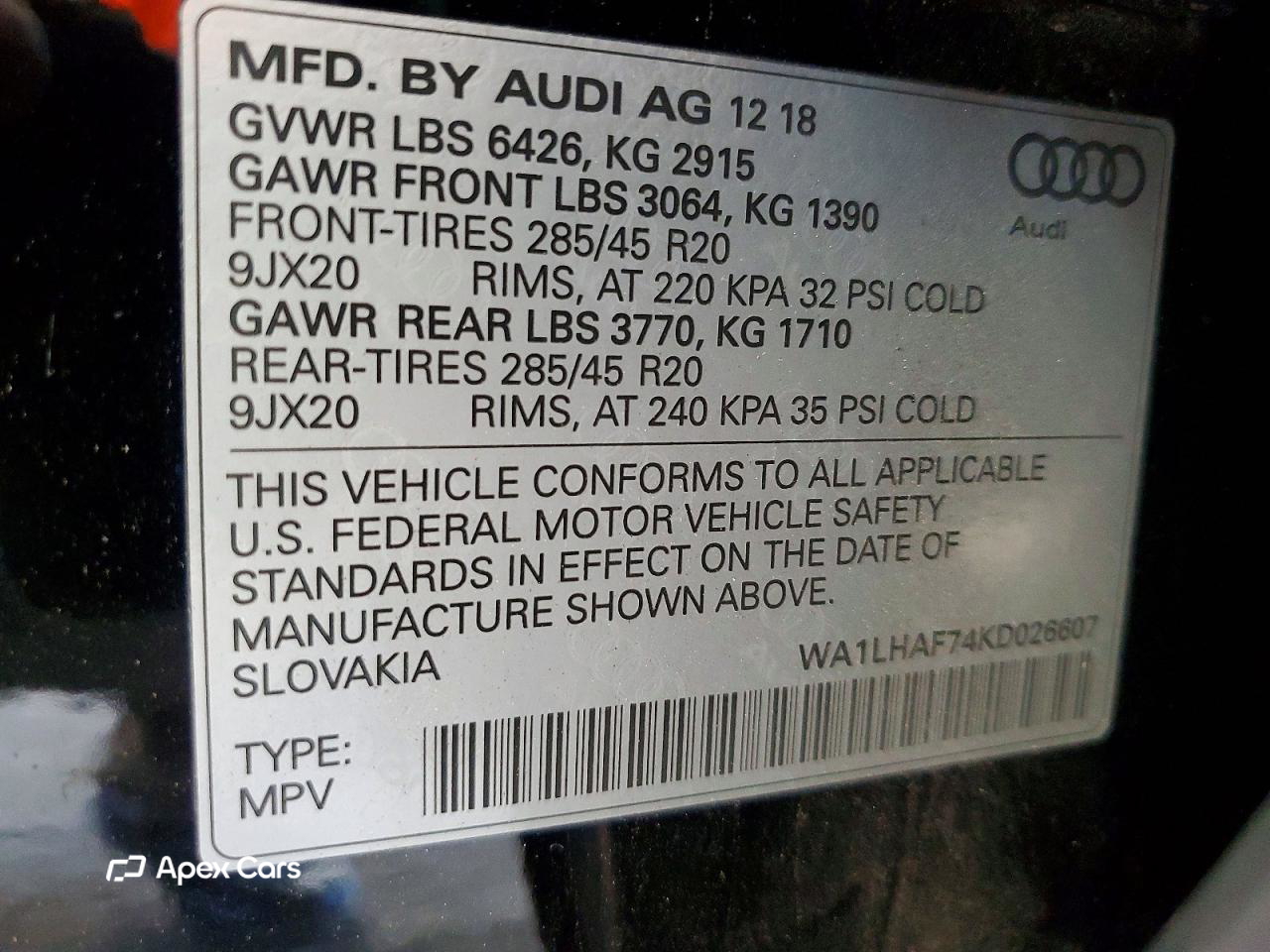 Audi Q7 2019