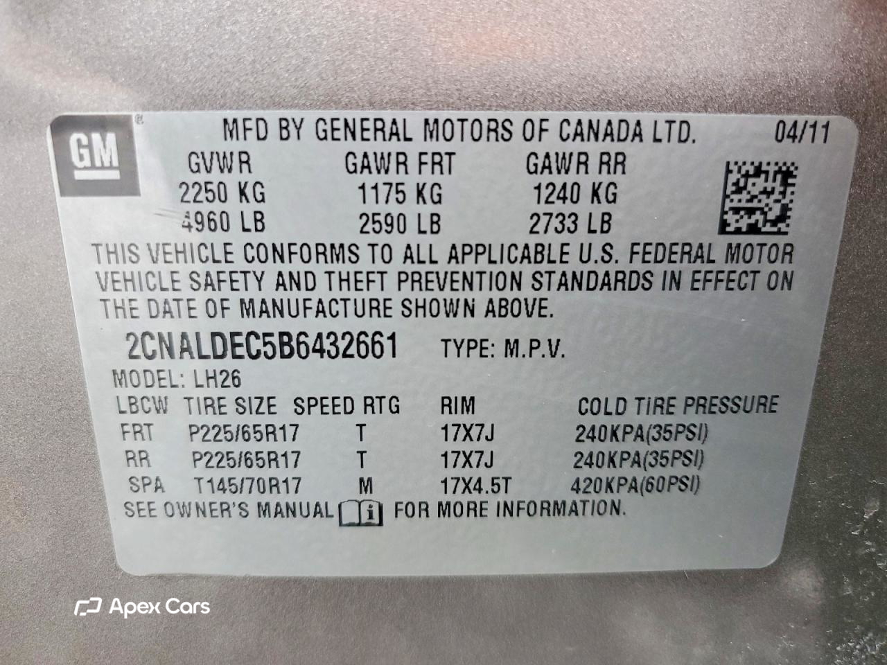 Chevrolet Equinox 2011
