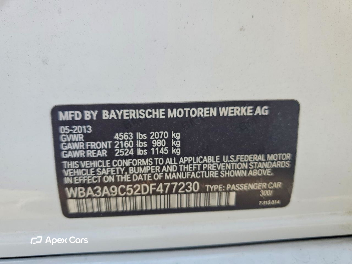 BMW Series 3 2013