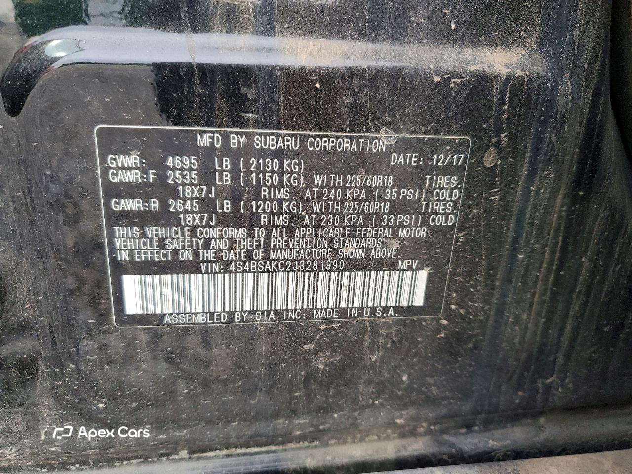 Subaru Outback 2018