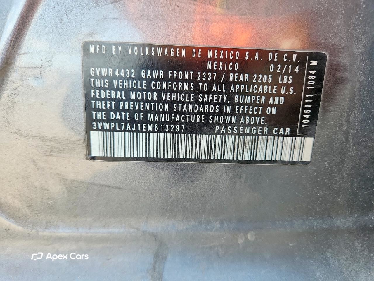 Volkswagen Jetta 2014