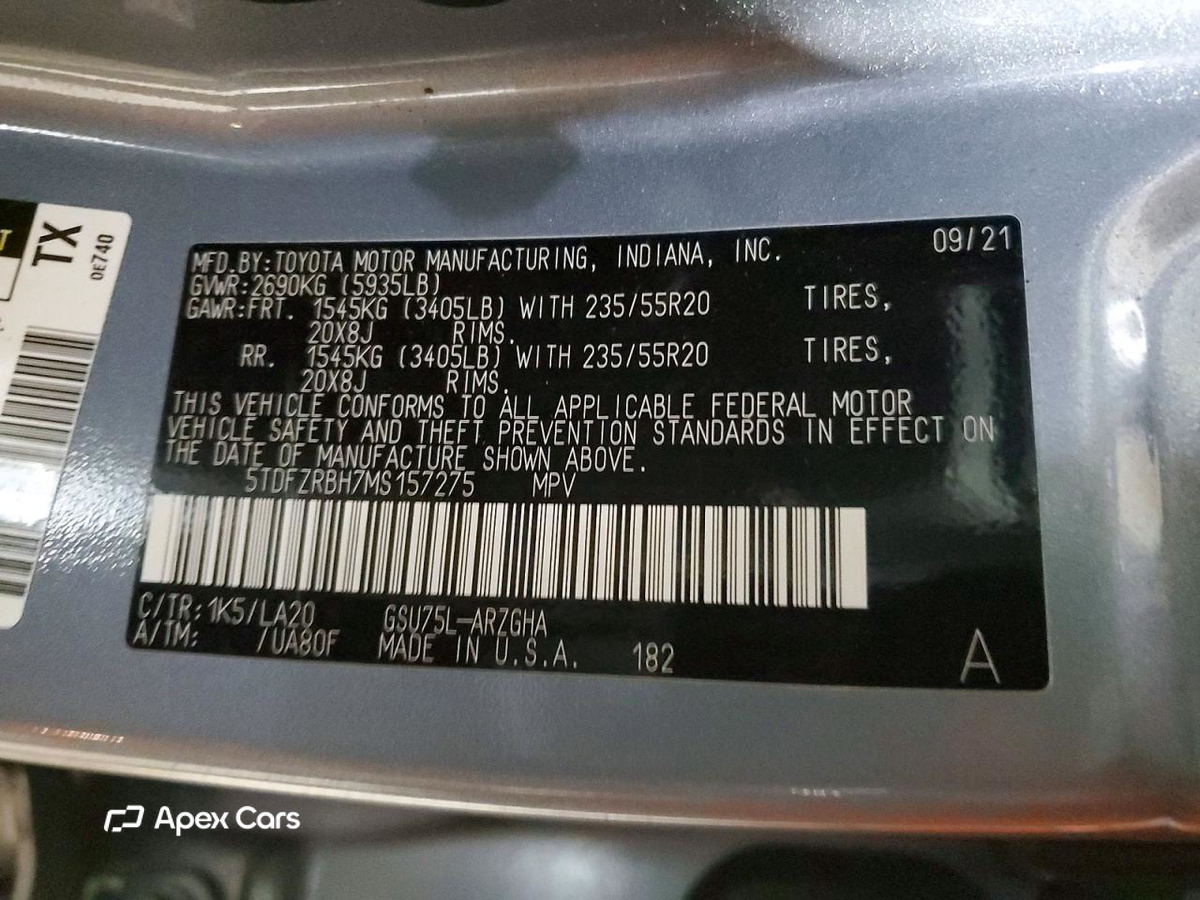 Toyota Highlander 2021