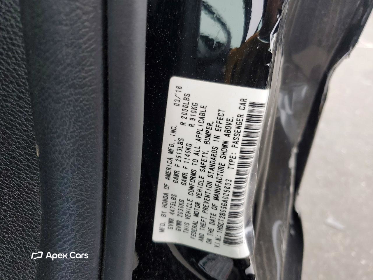 Honda Accord 2016