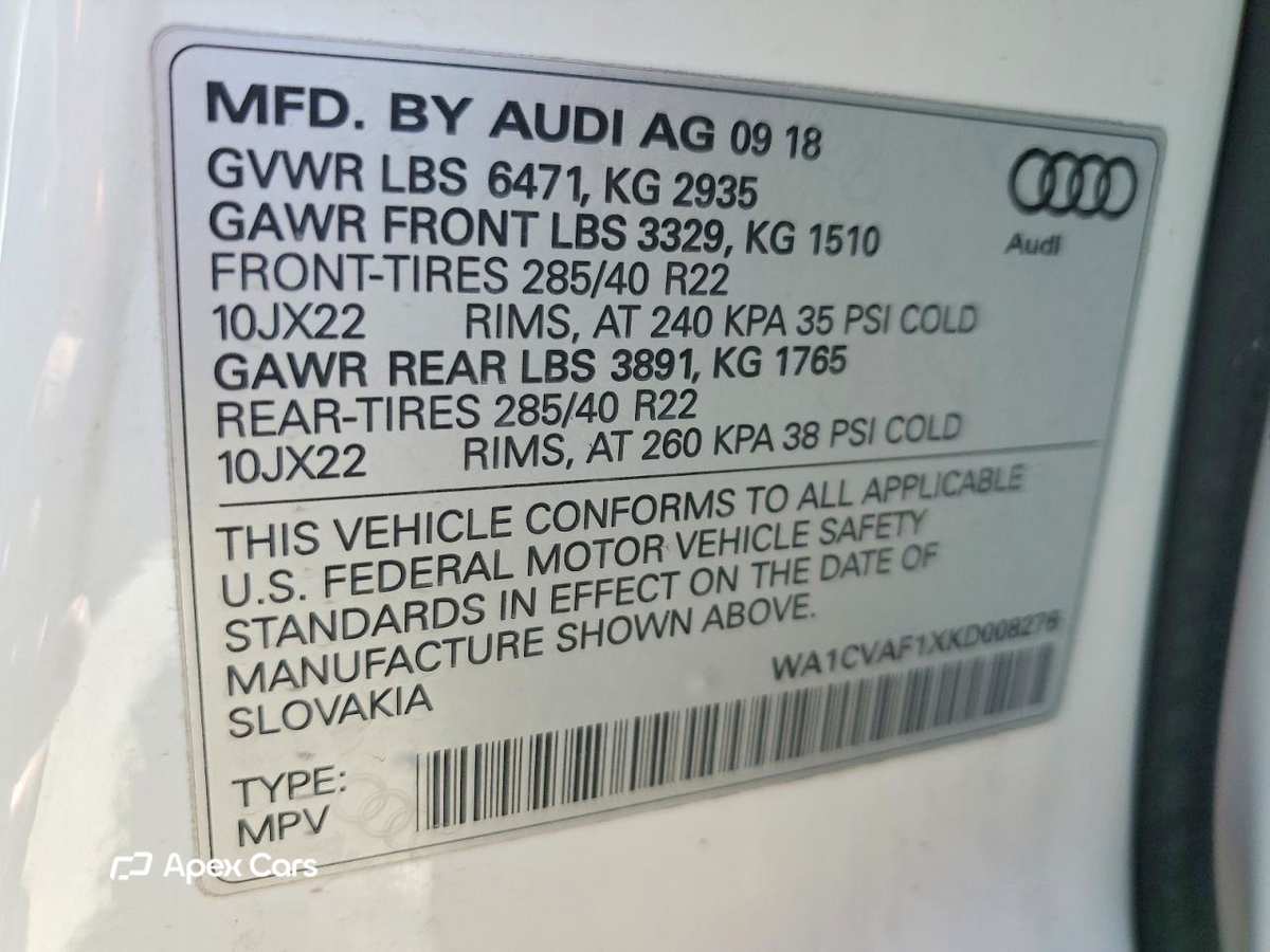 Audi Q8 2019