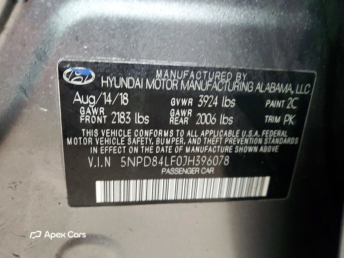 Hyundai Elantra 2018