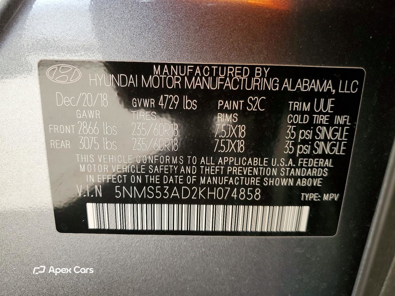 Hyundai Santa Fe 2019