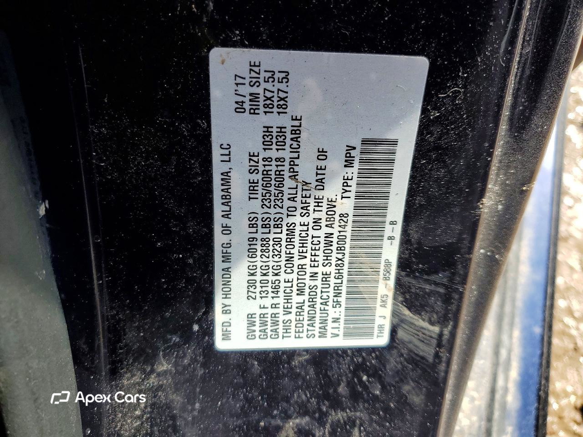 Honda Odyssey 2018