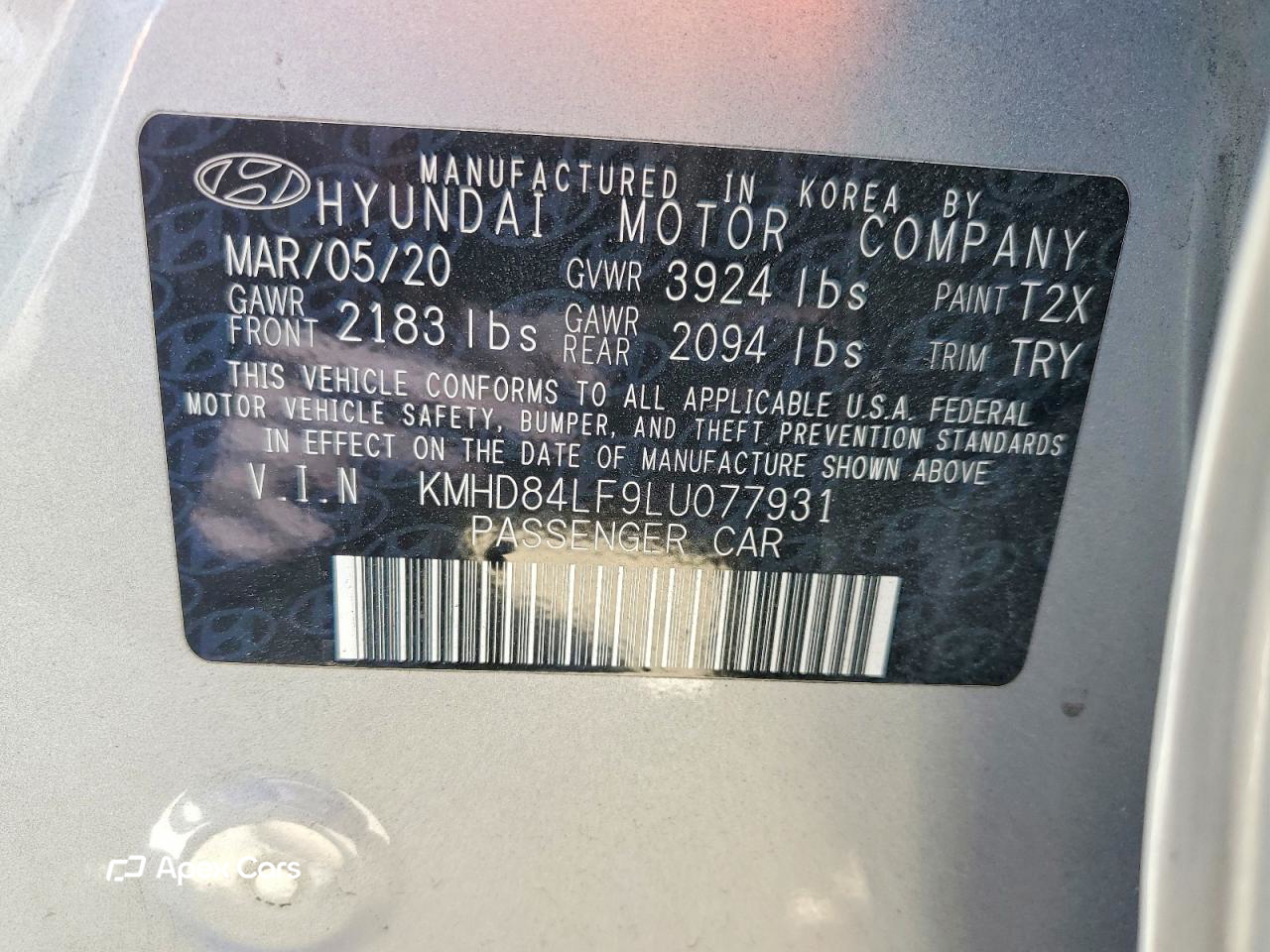 Hyundai Elantra 2020