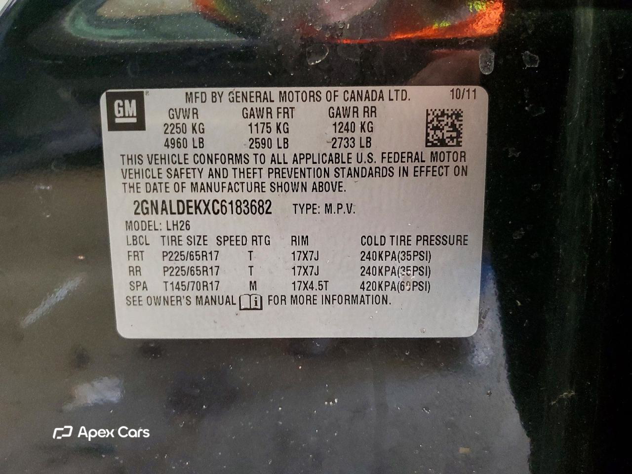 Chevrolet Equinox 2012