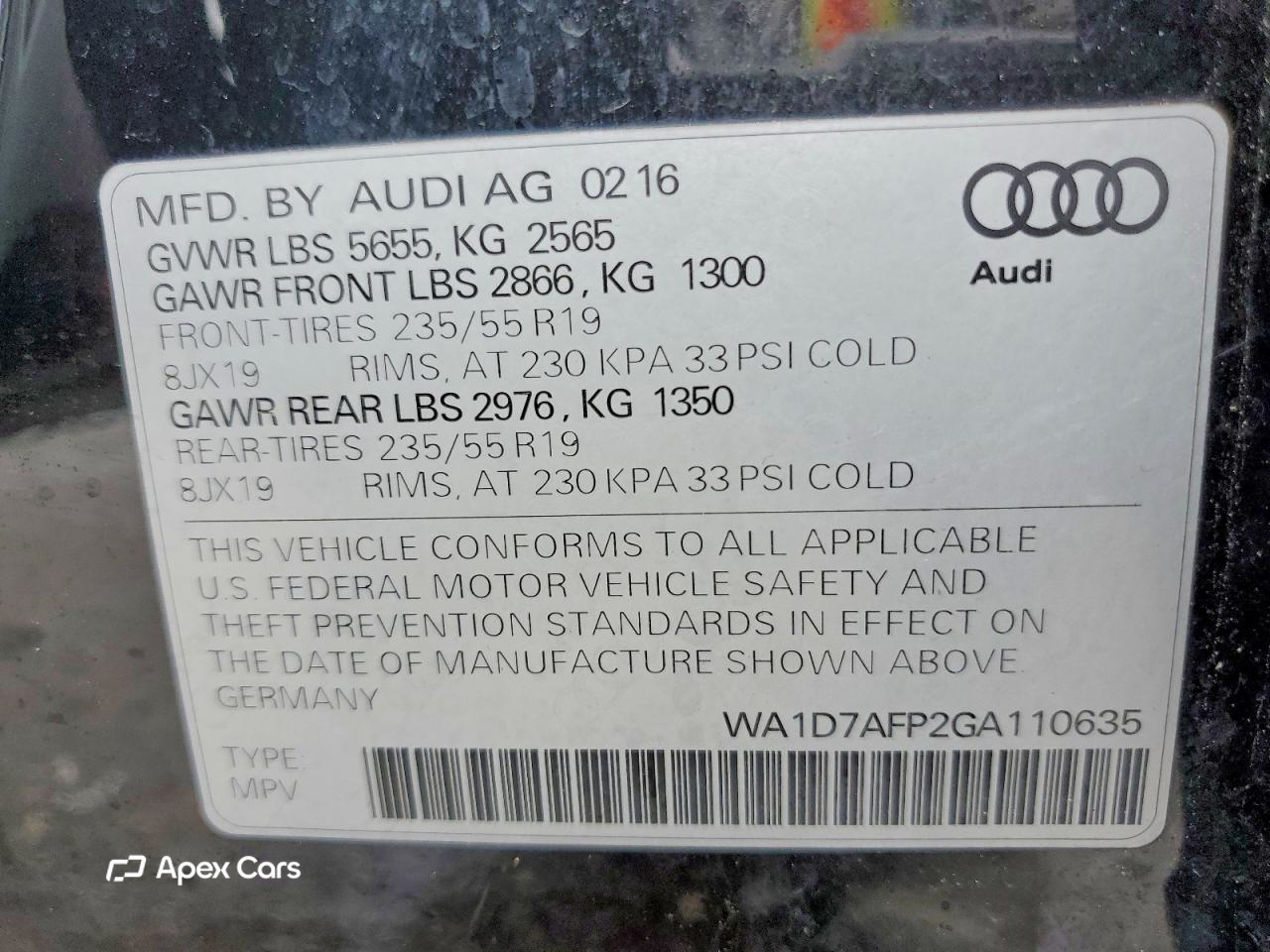 Audi Q5 2016