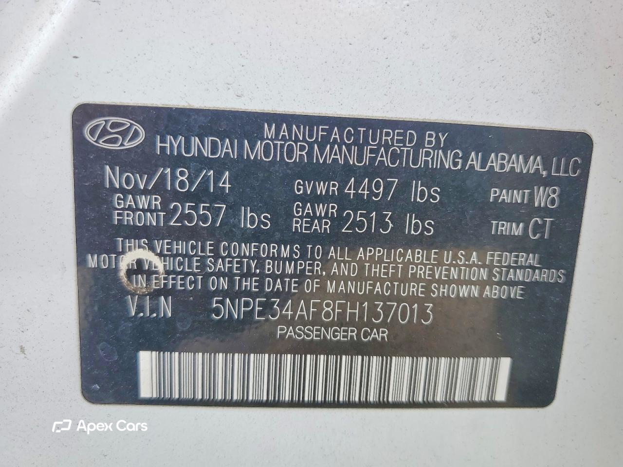Hyundai Sonata 2015