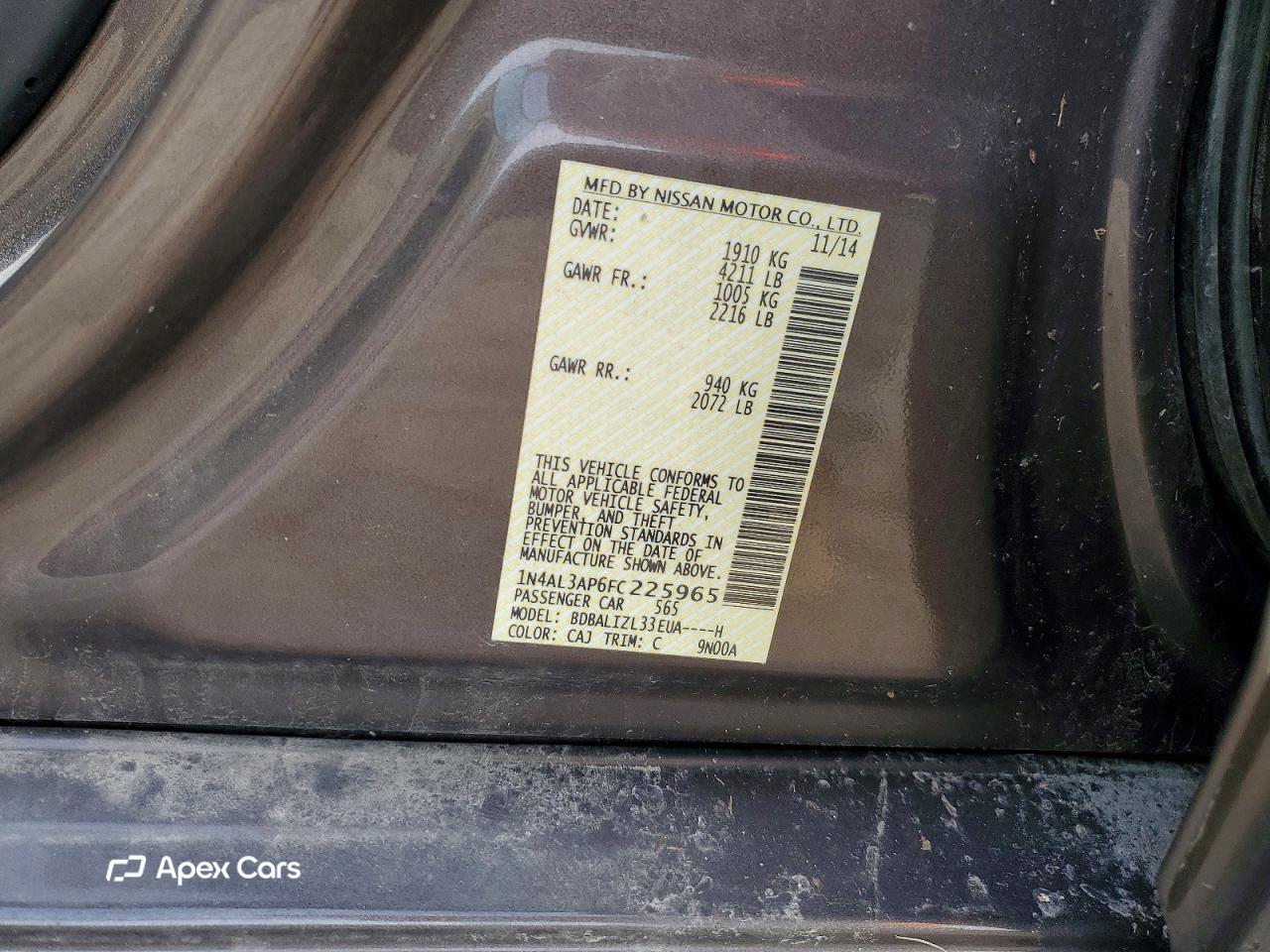 Nissan Altima 2015