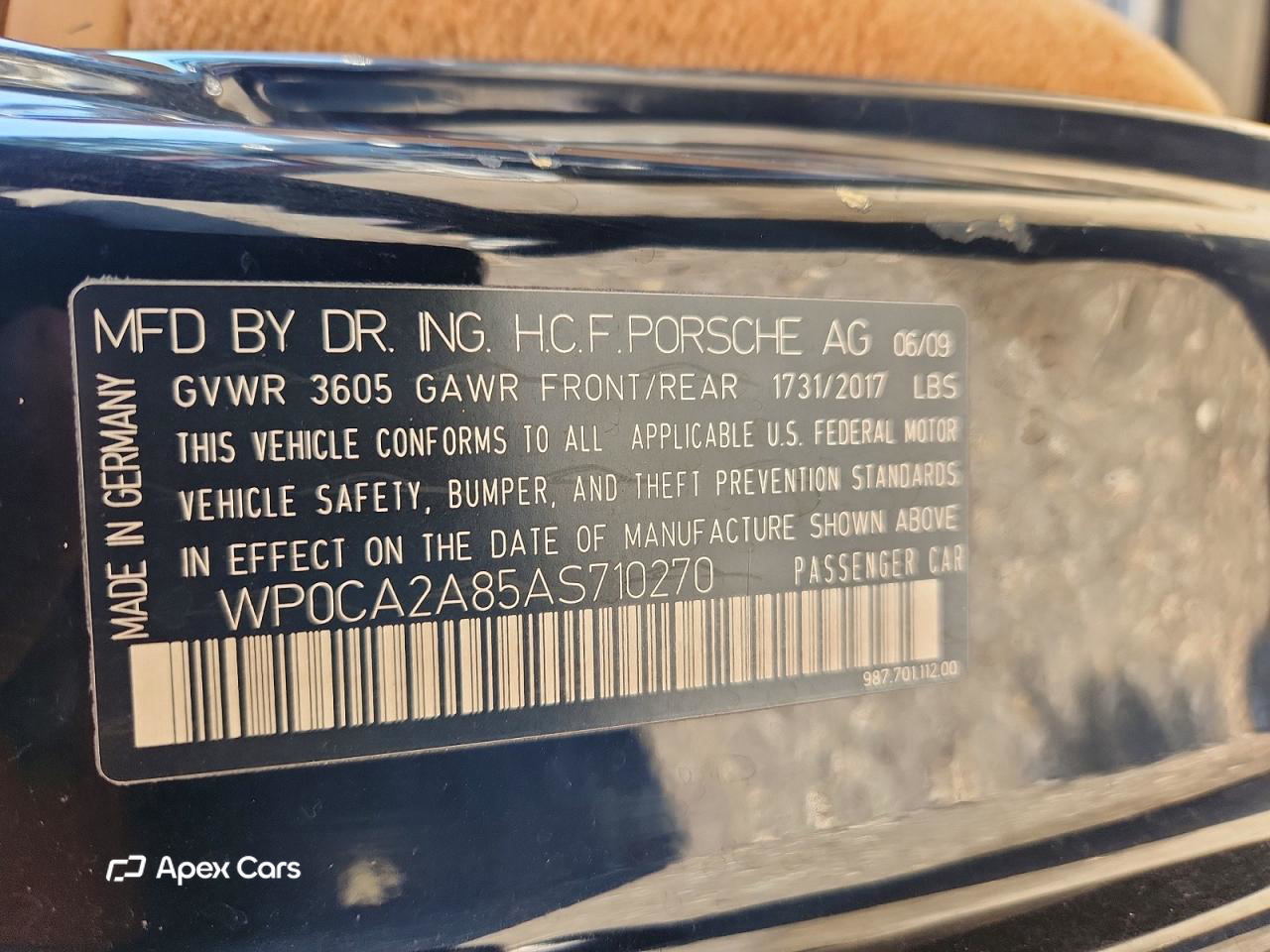 Porsche Boxster 2010