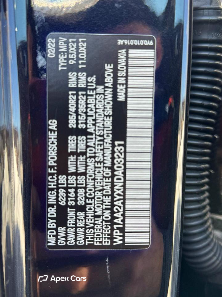 Porsche Cayenne 2022