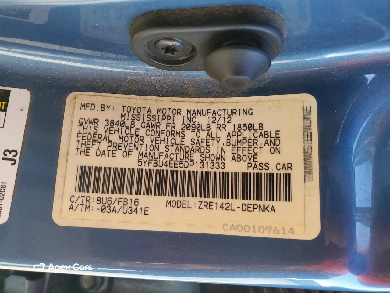 Toyota Corolla 2013