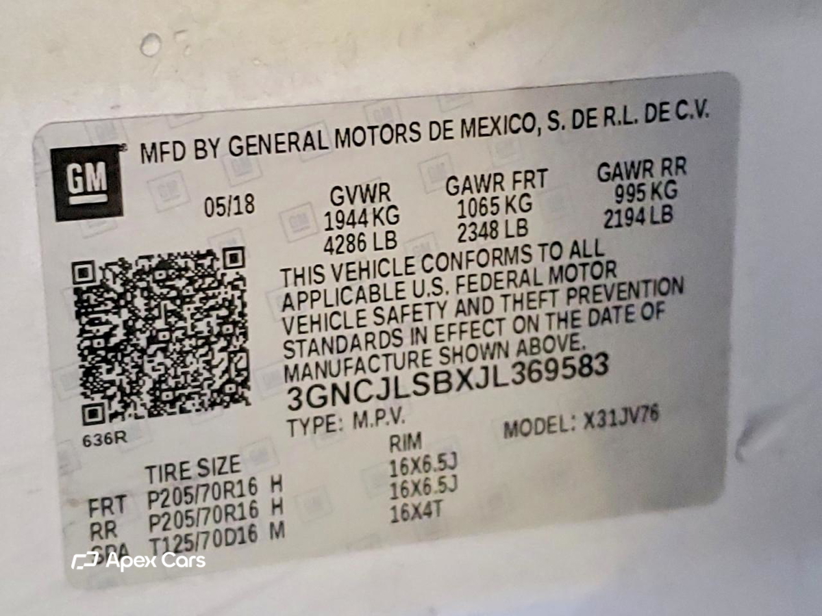 Chevrolet Trax 2018
