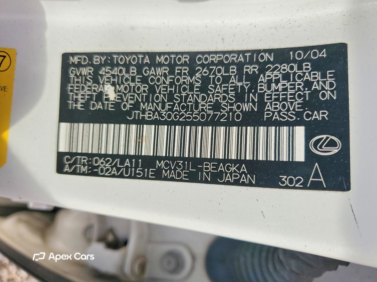 Lexus ES 2005