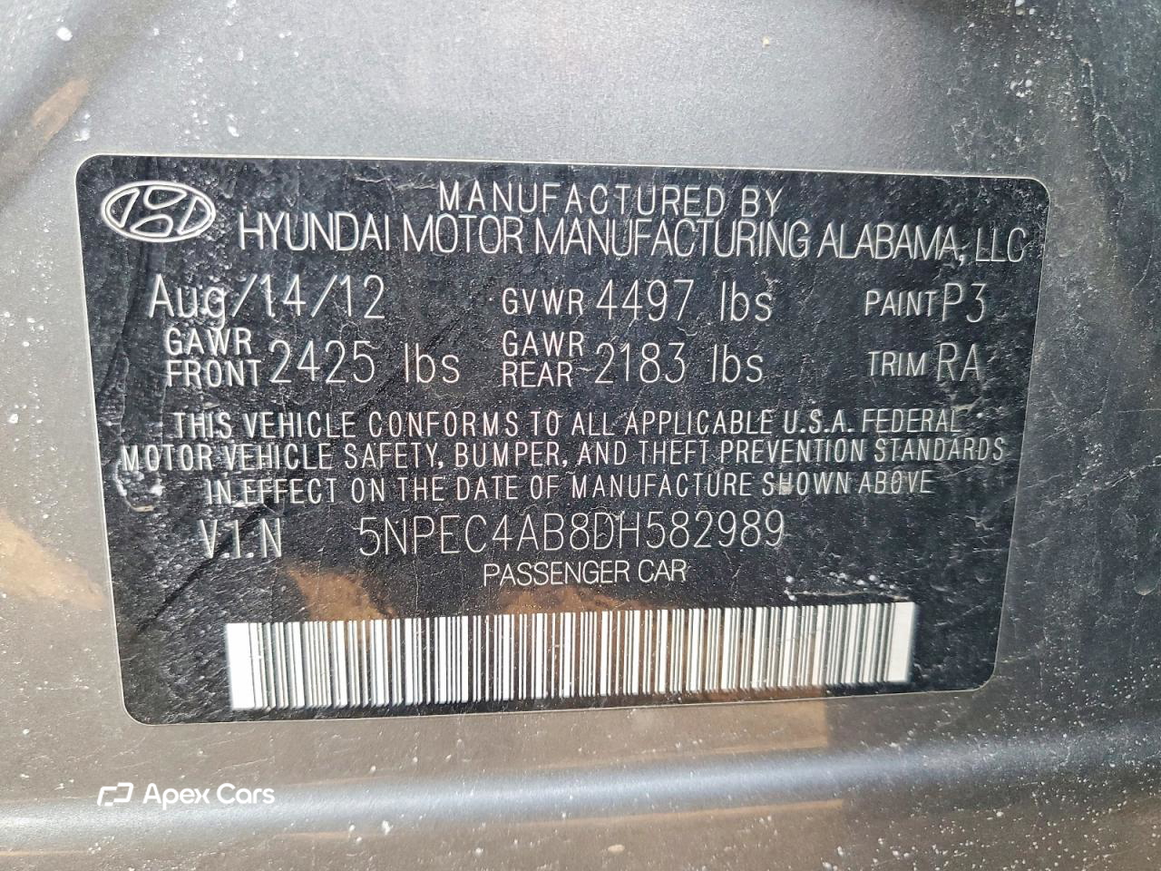 Hyundai Sonata 2013