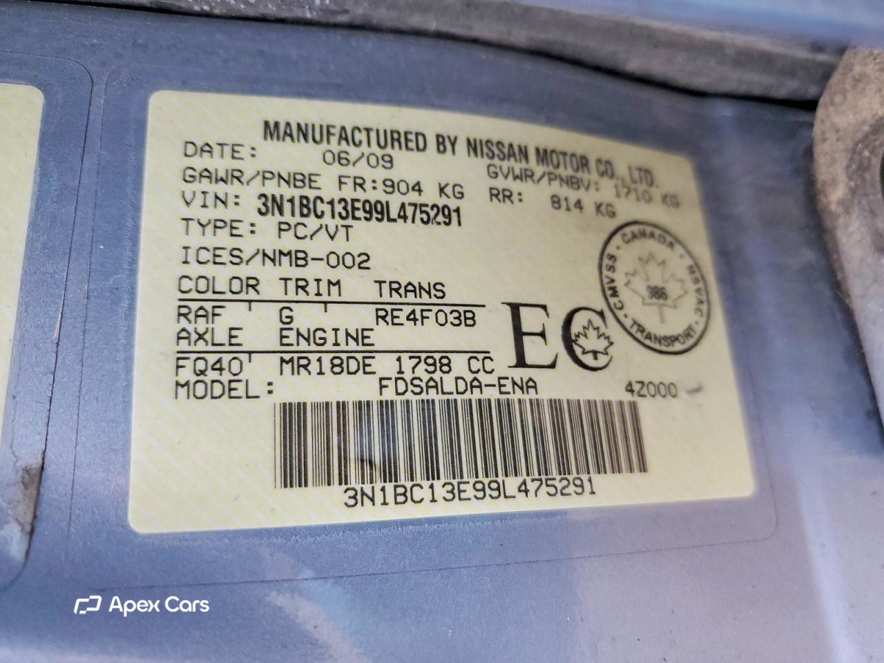 Nissan Versa 2009