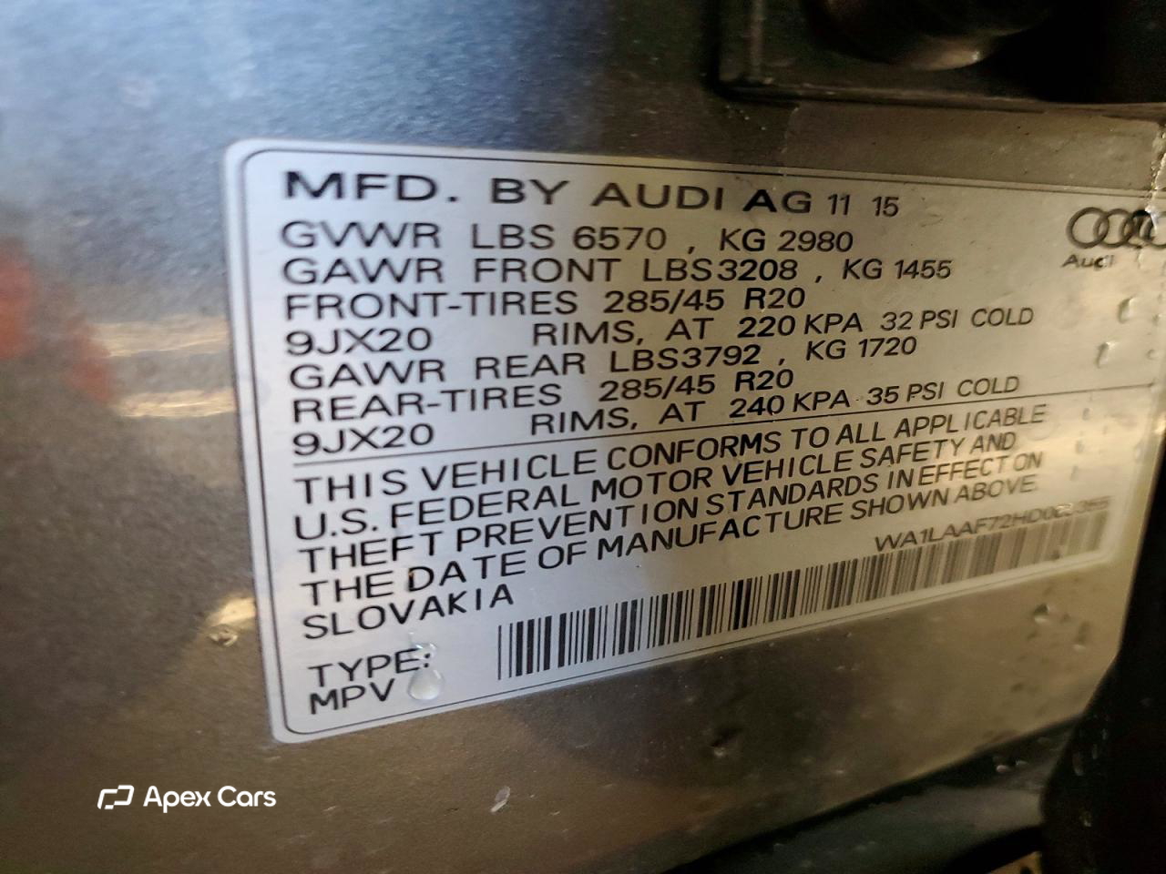 Audi Q7 2017