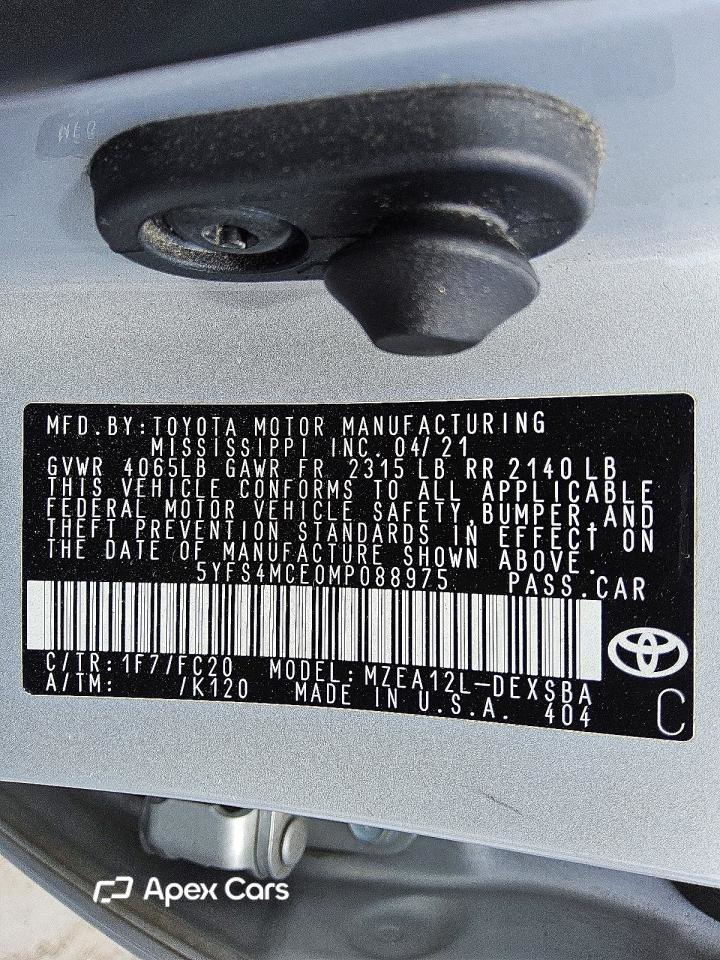 Toyota Corolla 2021