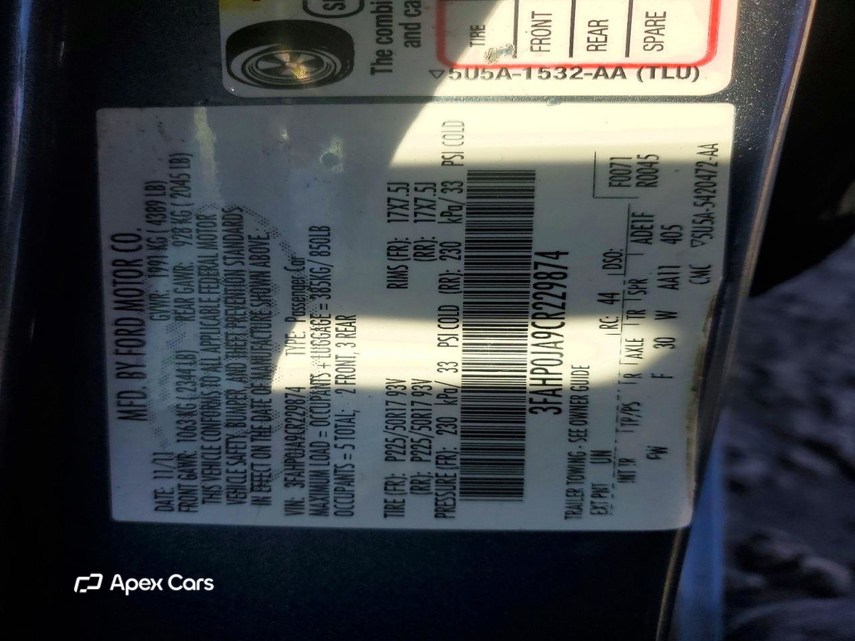 Ford Fusion 2012