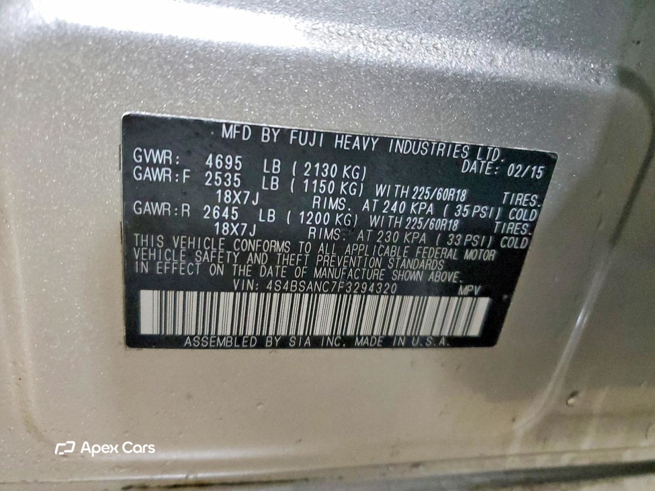 Subaru Outback 2015