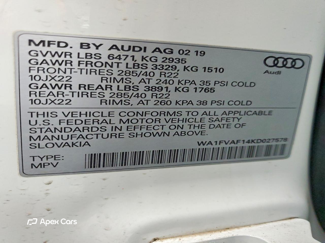 Audi Q8 2019
