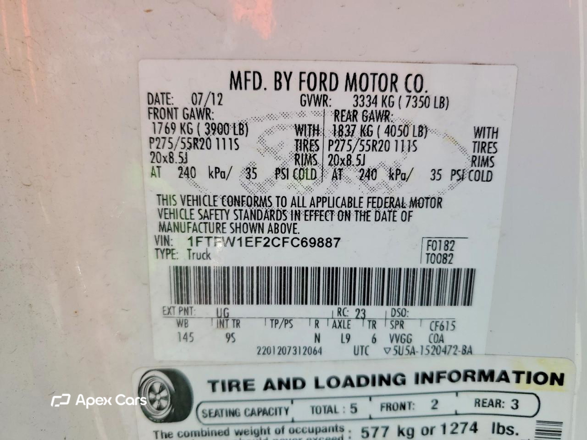 Ford F-150 2012