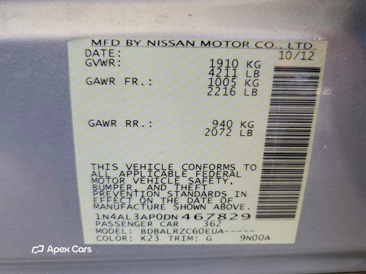 Nissan Altima 2013