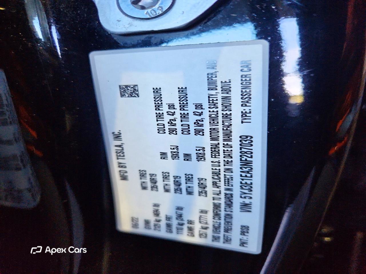 Tesla Model 3 2022